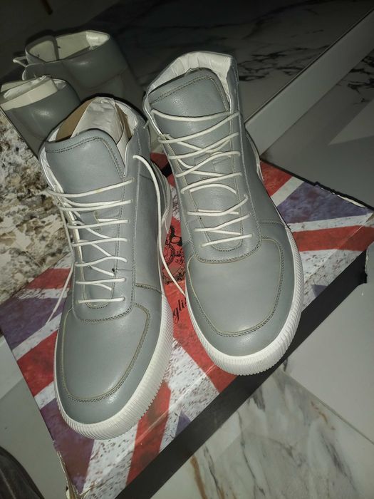 Шкіряні чоловічі снікерси