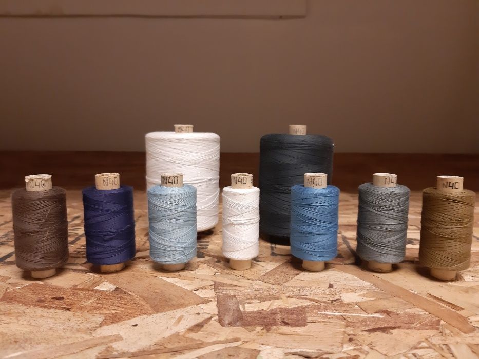 Швейные нитки х/б СССР № 40. Цена за весь лот.