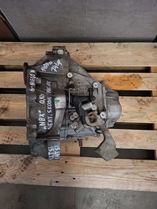 Skrzynia biegowa 6-biegowa Seat Volkswagen Skoda Audi przebieg 74 tys km symbol NBX 1,2 TSI, 1,4 TSI