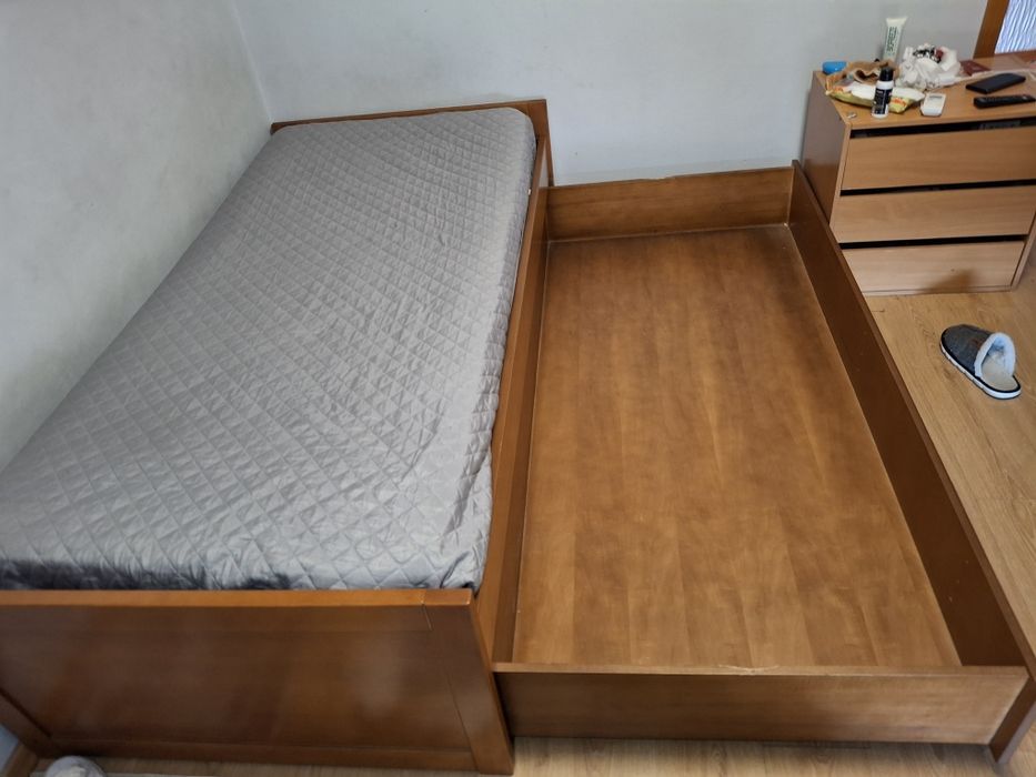 Cama de Gabão de madeira de cerejeira