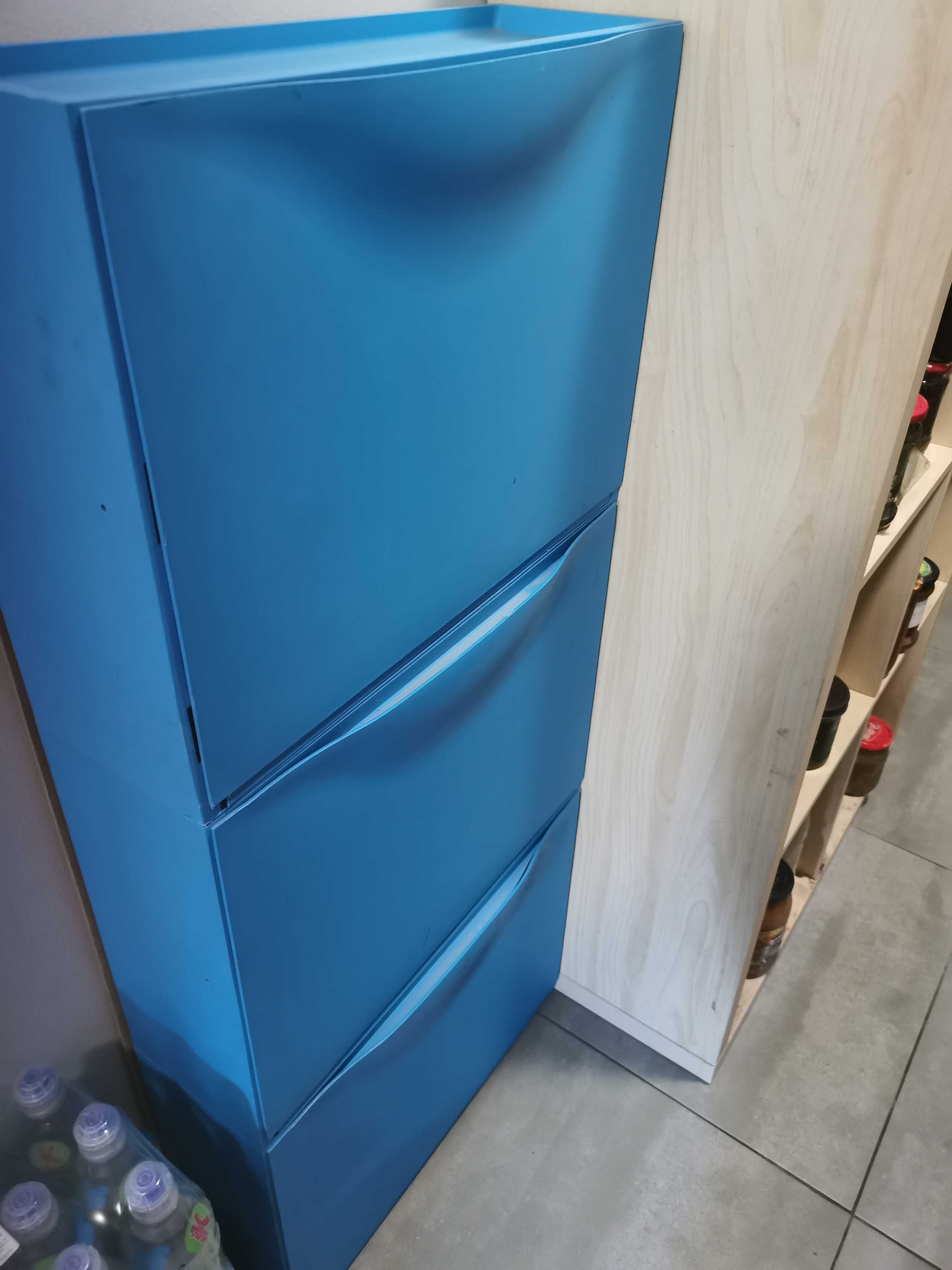 Szafka na buty ikea trones turkusowa