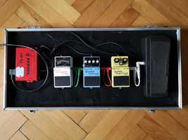 Pedal board - Case twardy z efektami gitarowymi