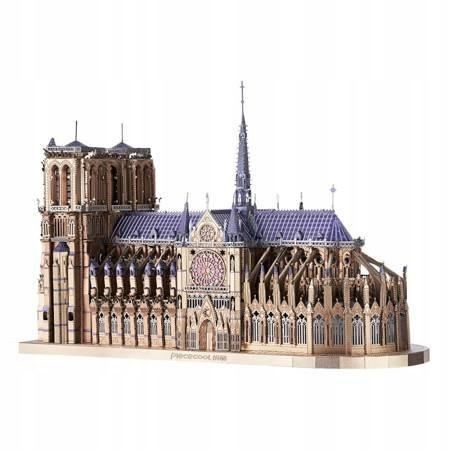 Puzzle Metalowe 3d - Katedra Notre Dame, Piececool