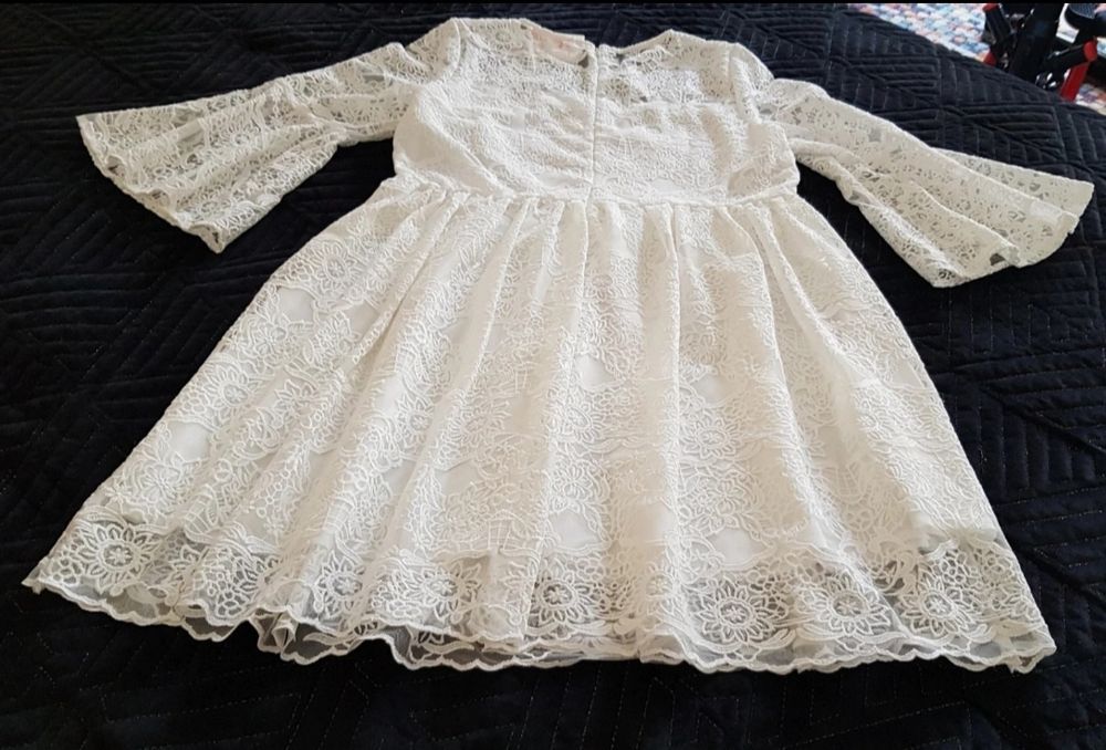 Cocomore, biała, ecru, koronkowa sukienka, rozm.M/L, nowa z metką