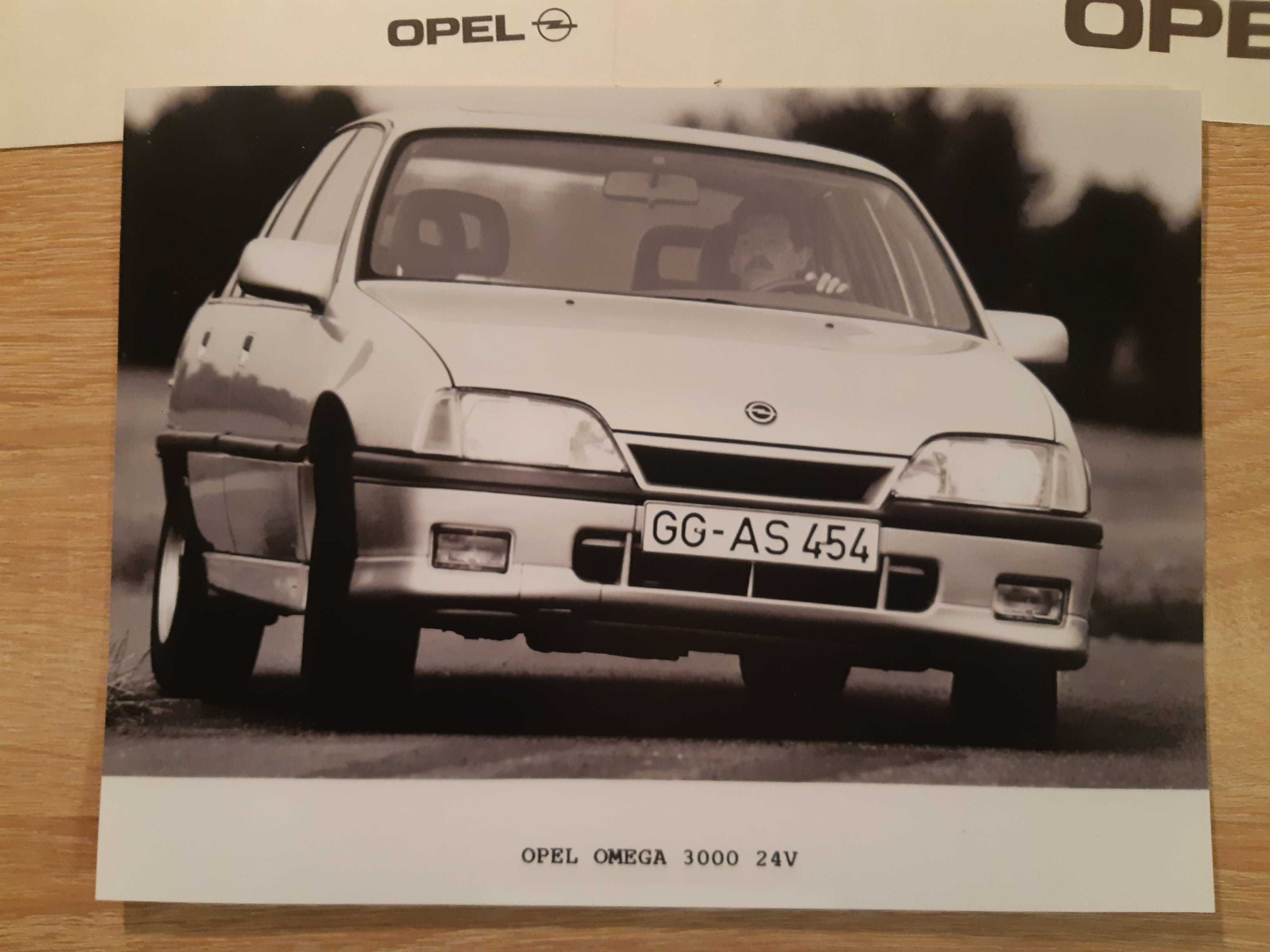 Opel Omega 3000 Zdjęcie prasowe i plansze A4 przekrój i wymiary