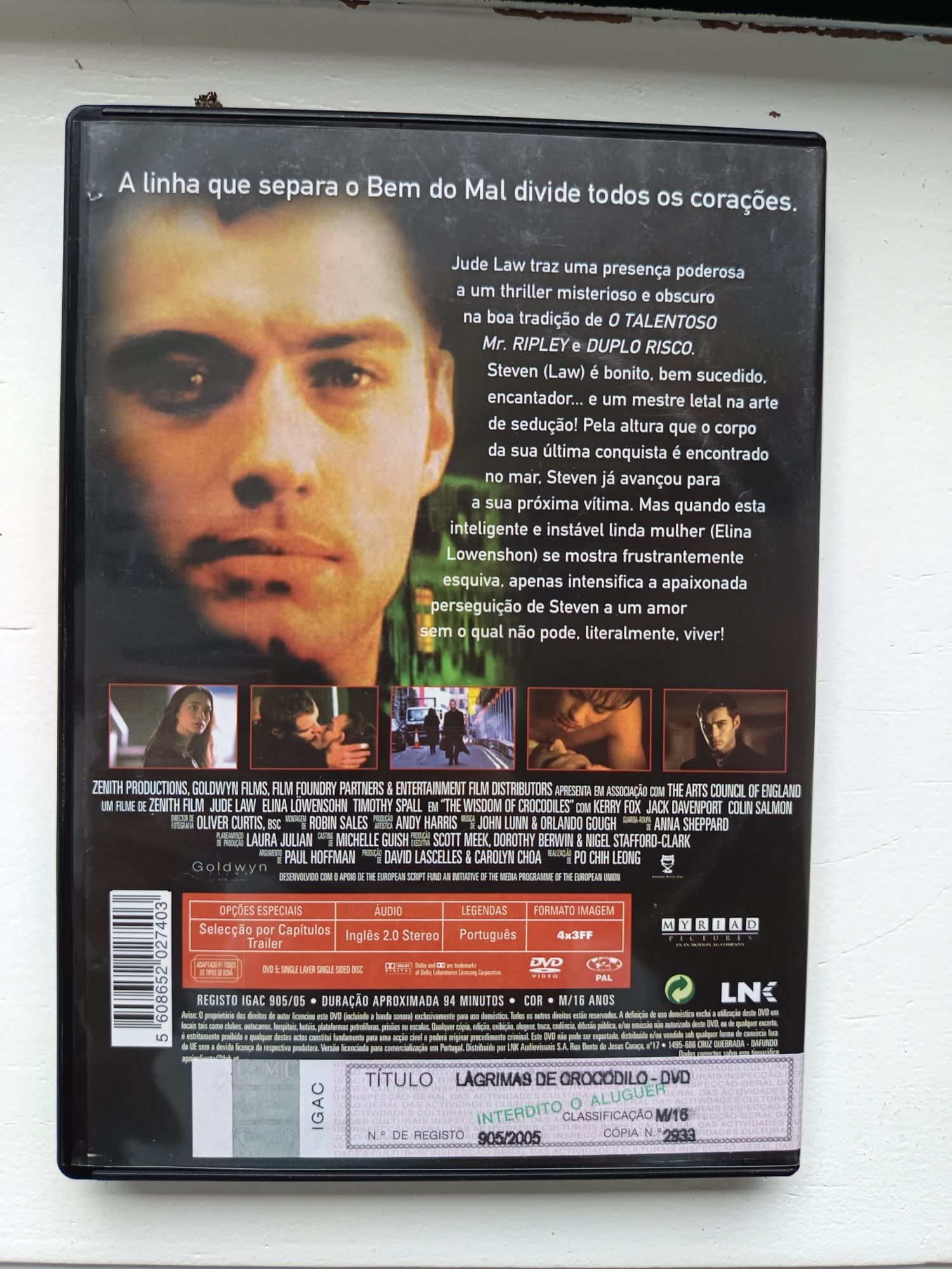 DVD lágrimas de crocodilo