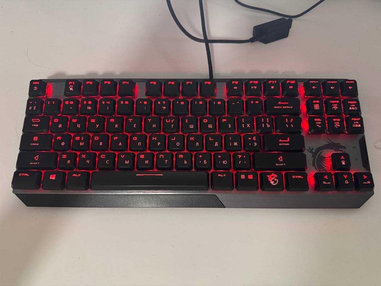 Супер цена 940 ГРН! Клавиатура MSI Vigor GK50 Low Profile TKL
