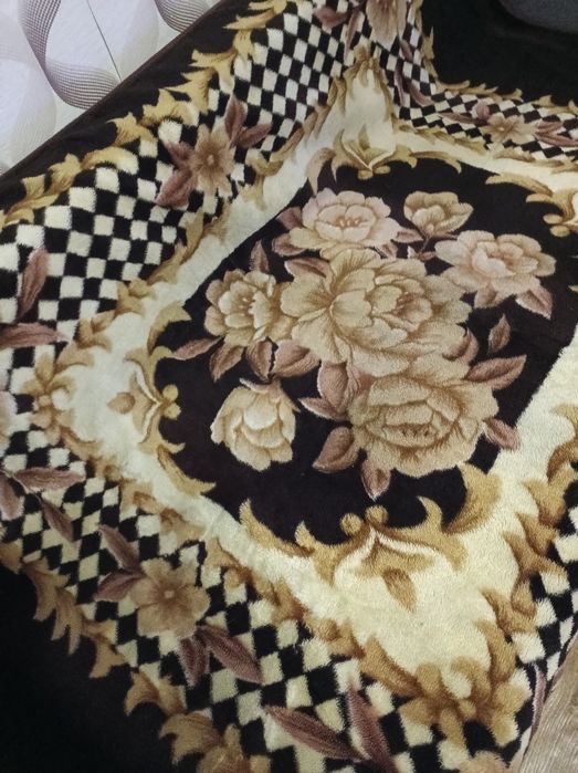 Для спальни меховой плед покрывало.