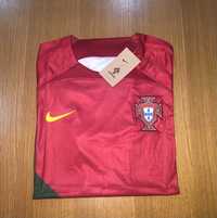 CAMISOLA NIKE PORTUGAL PRIMEIRO EQUIPAMENTO STADIUM MUNDIAL QATAR 2022 XL