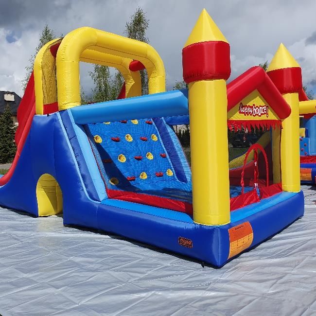 Dmuchaniec zjeżdżalnia Euro-Bungee trampolina wynajem Bubble Piana