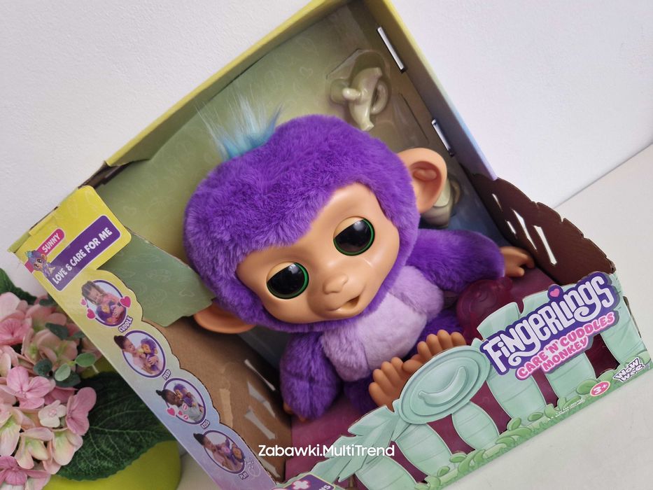 Maskotka interaktywna,Fingerlings Małpka lalka