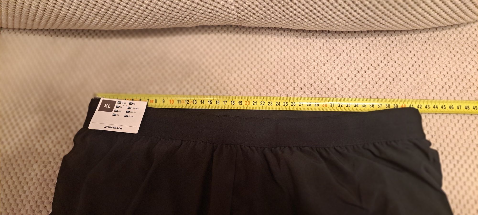 Nowe Spodenki Męskie do Biegania Kiprun RUN 500 Comfort w rozmiarze XL