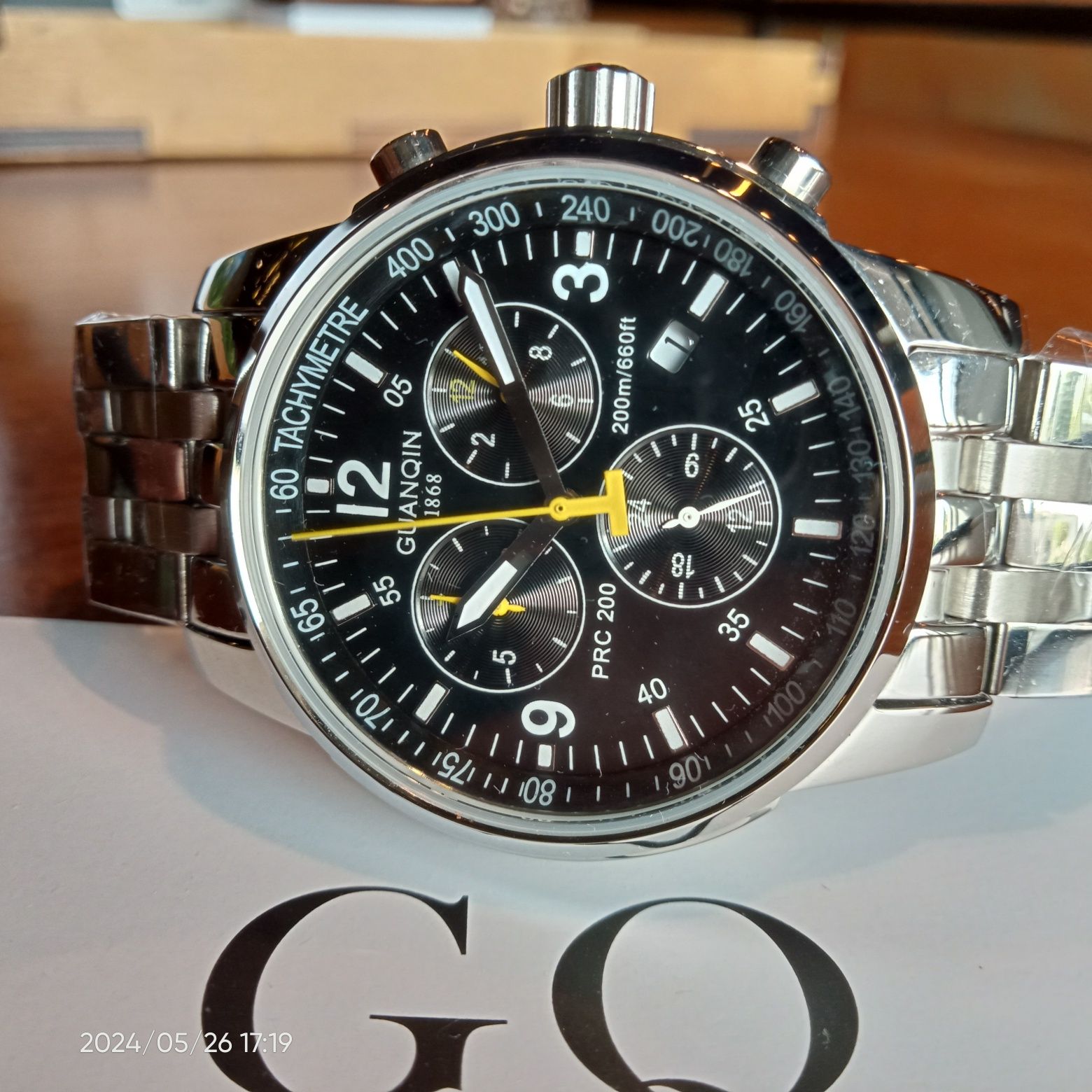 Часы PRC200 Guanqin механика,хомаж Tissot
