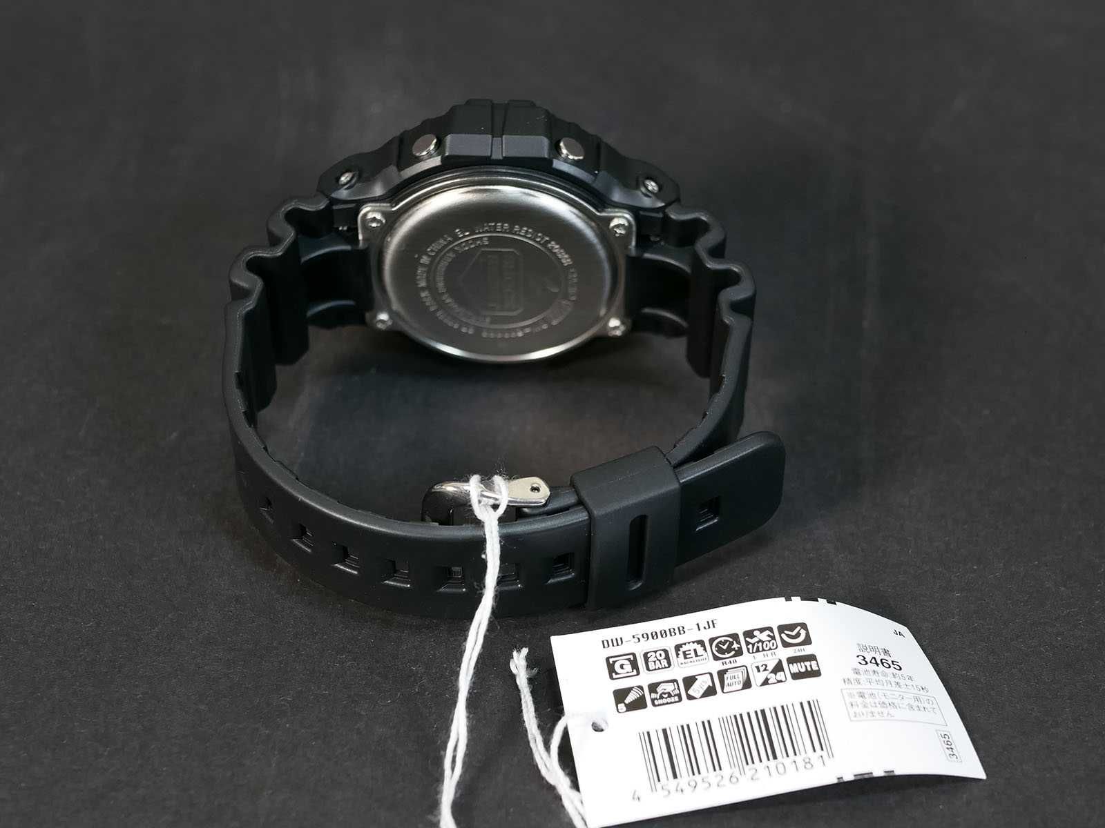 Часы Casio DW-5900BB-1 classic digital