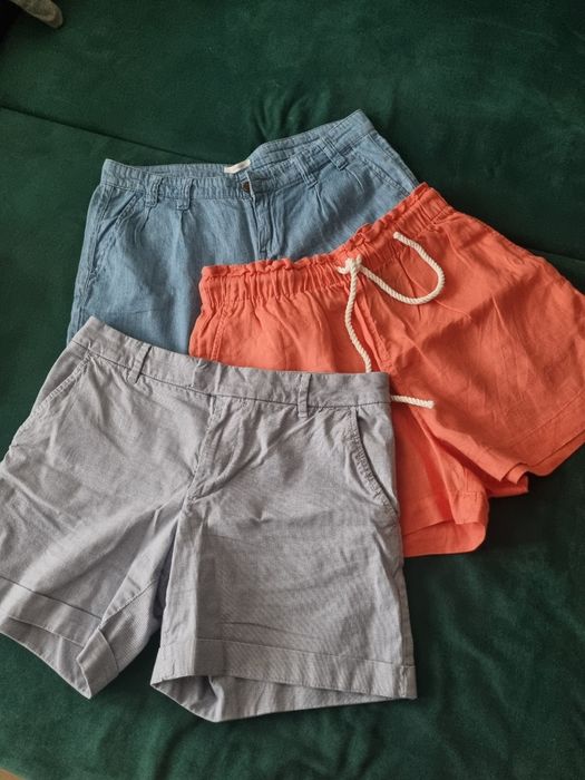 Krótkie spodnie, 3 pary, rozmiar M, jak nowe!