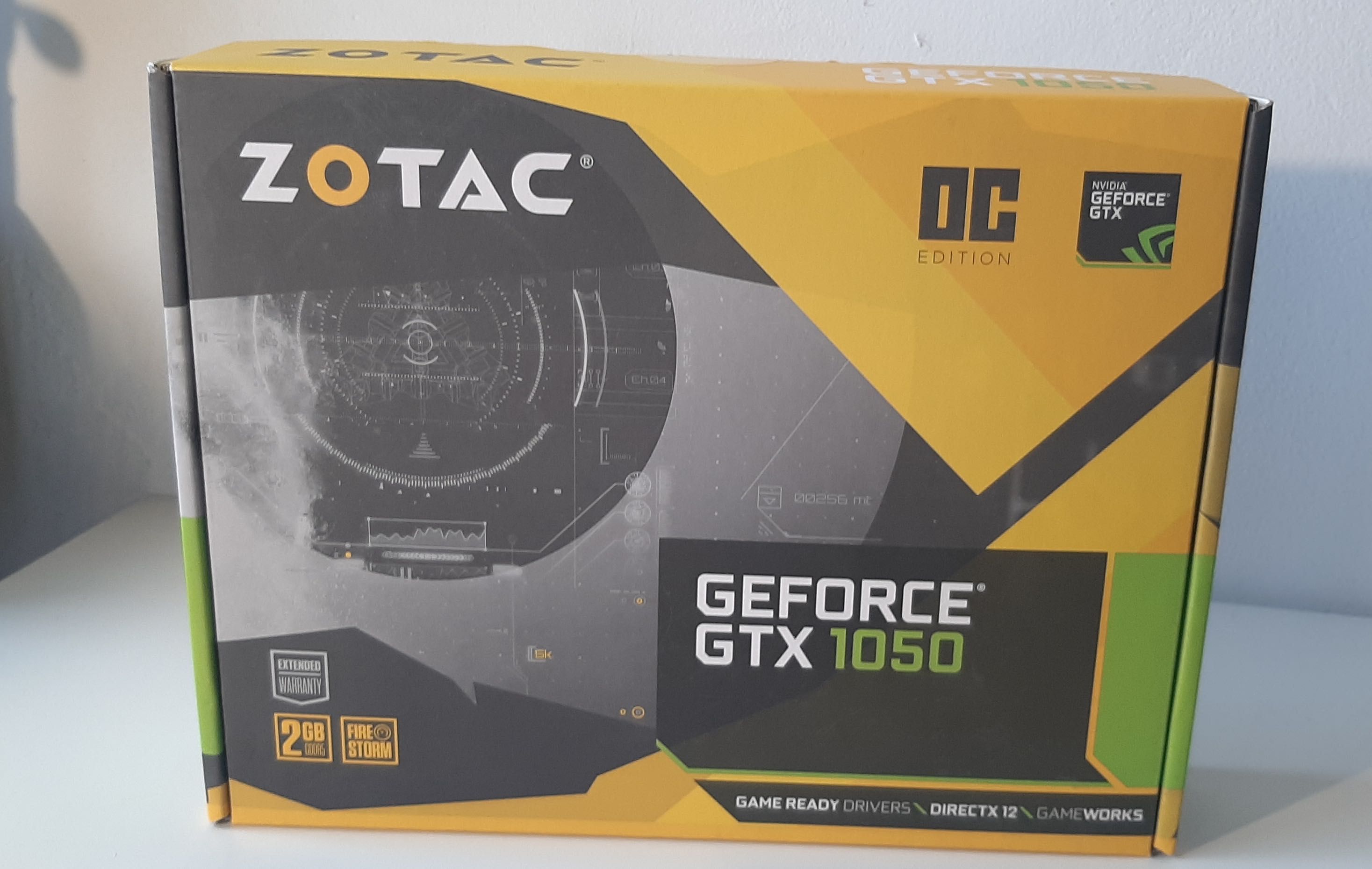ZOTAC GForce GTX 1050 2GB OC 128 bit DDR5