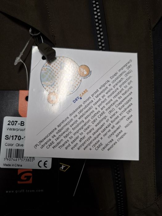 Komplet przeciwdeszczowy Graff S