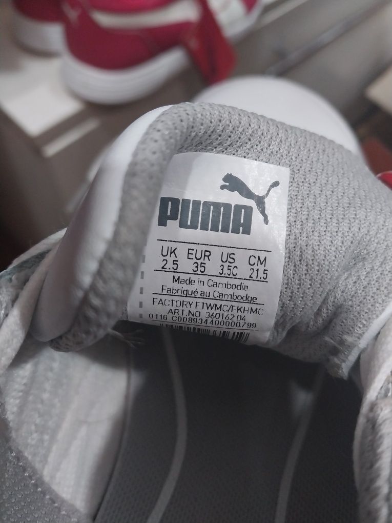 Шкіряні кросівки Puma. Розмір 35. Нові. Оригінал.