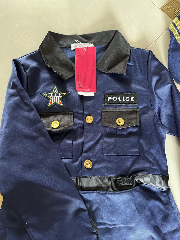 Stroj policjantki dla dziewczynki