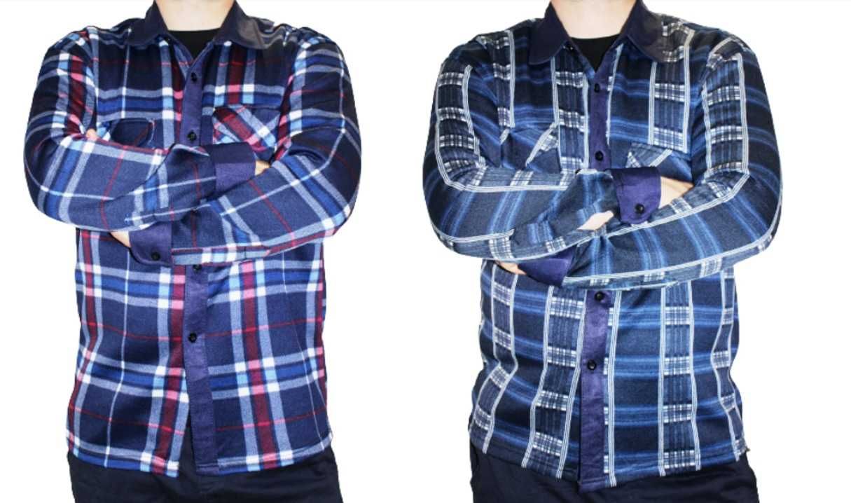 3x FLANELOWA koszula męska w kratę rozmiary od M do 3XL