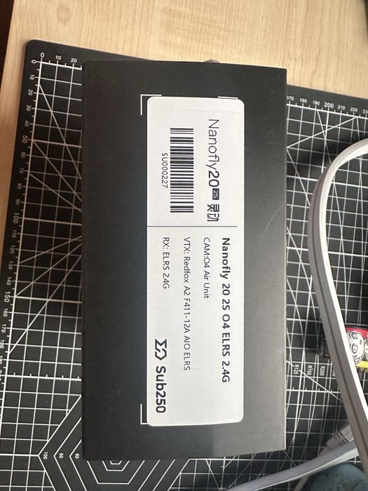 Sub250 nanofly o4 elrs stan idealny [dji, fpv, tbs, crsf, ws, o3]