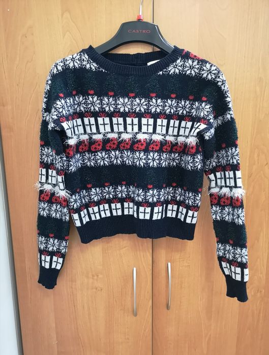 Новогодний свитер для девочки подростка от 12лет и старше