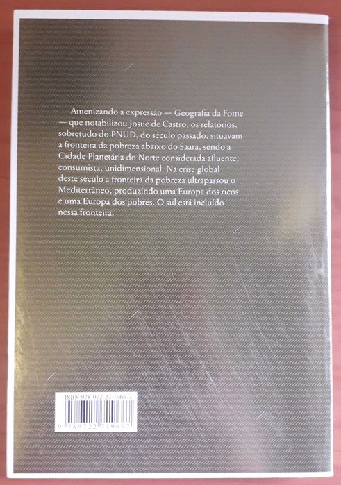 Livro - Da Utopia à Fronteira da Pobreza - Adriano Moreira