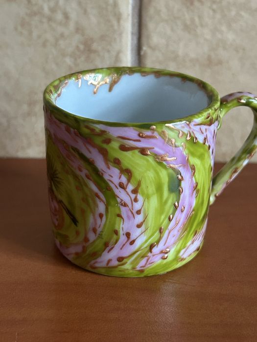 Filiżanka malutka ręcznie malowana