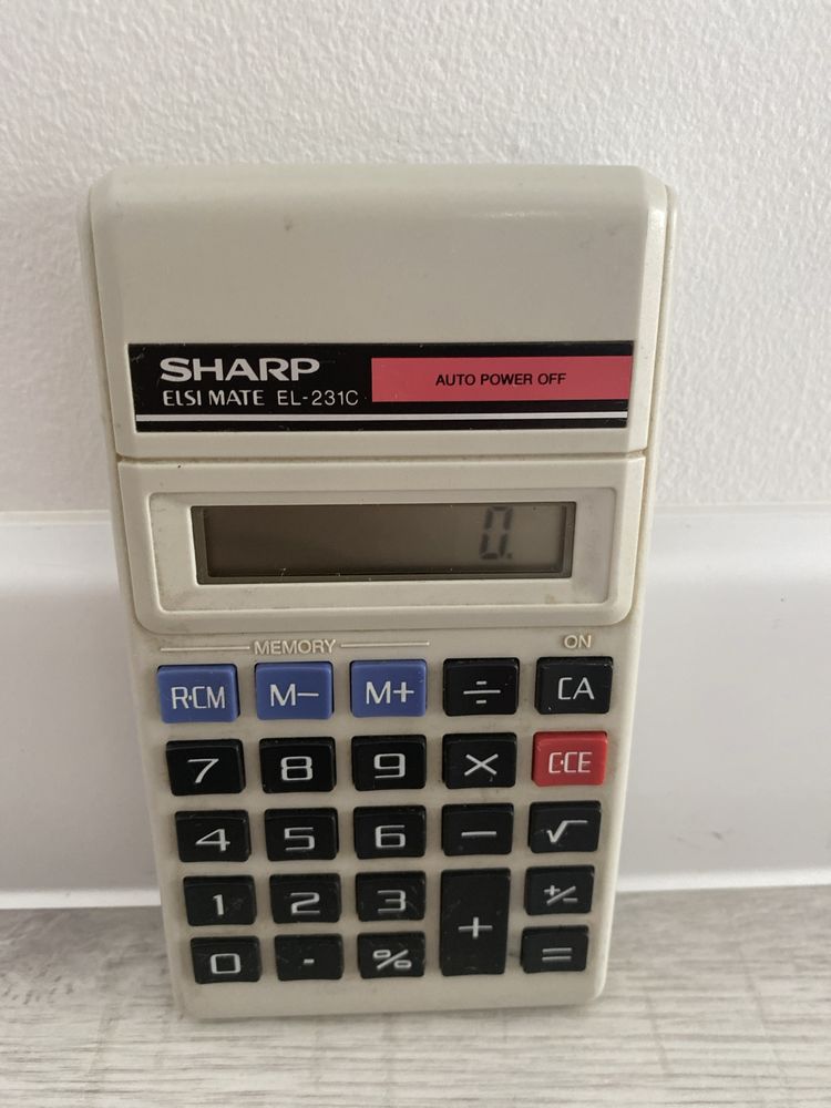 Kalkulator Sharp EL-231C vintage 1980