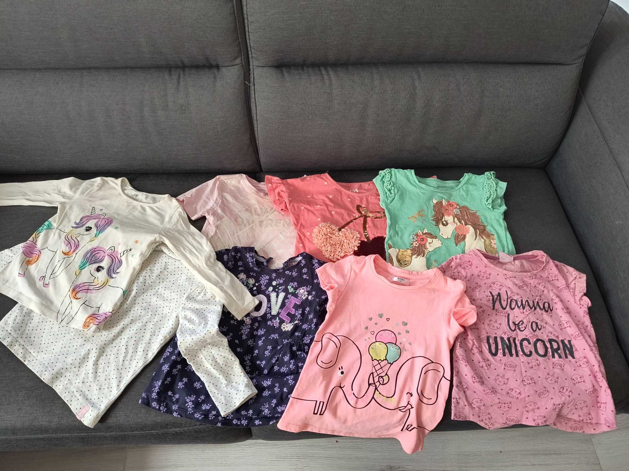 Koszulki T-shirty zestaw 92 H&M Reserved C&A