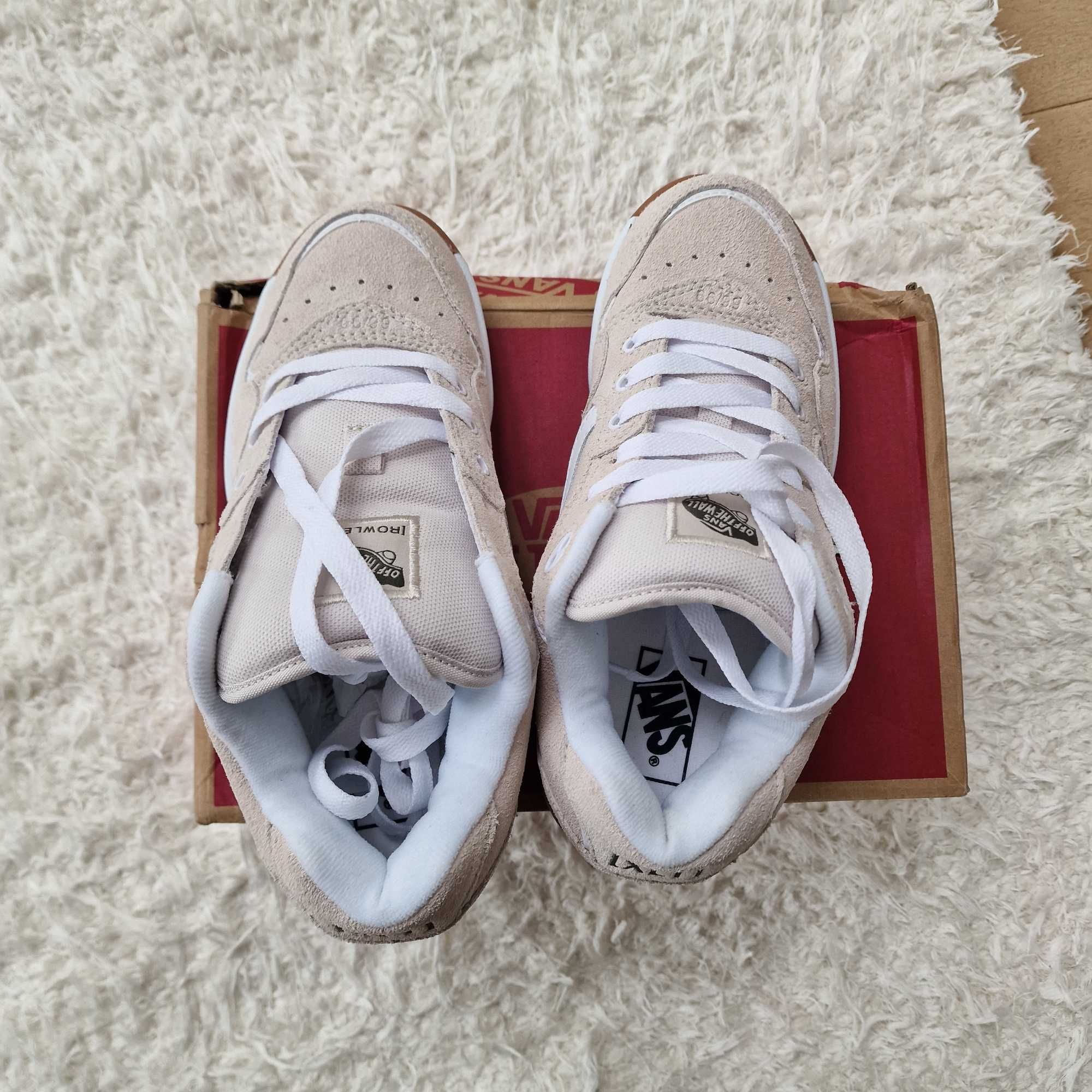 Buty sneakersy VANS ROWLEY XLT CHUNKY rozm. 39, beżowe NOWE, z Anglii!