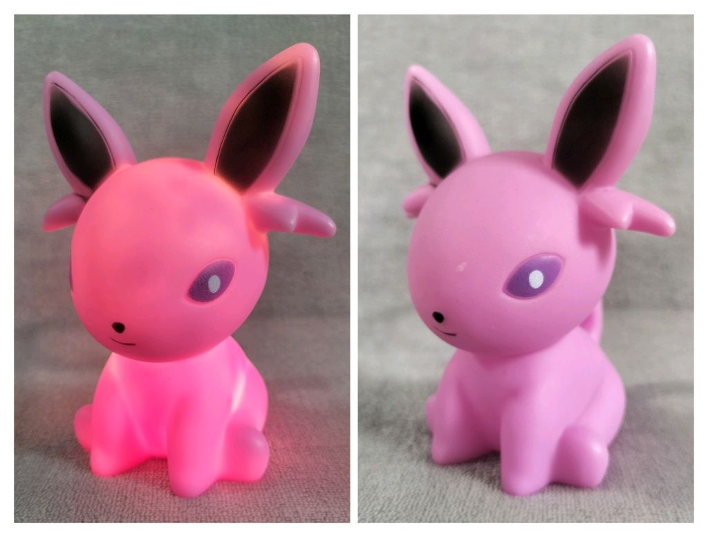 Mała urocza fioletpwa  lampka Pokemon Eevee