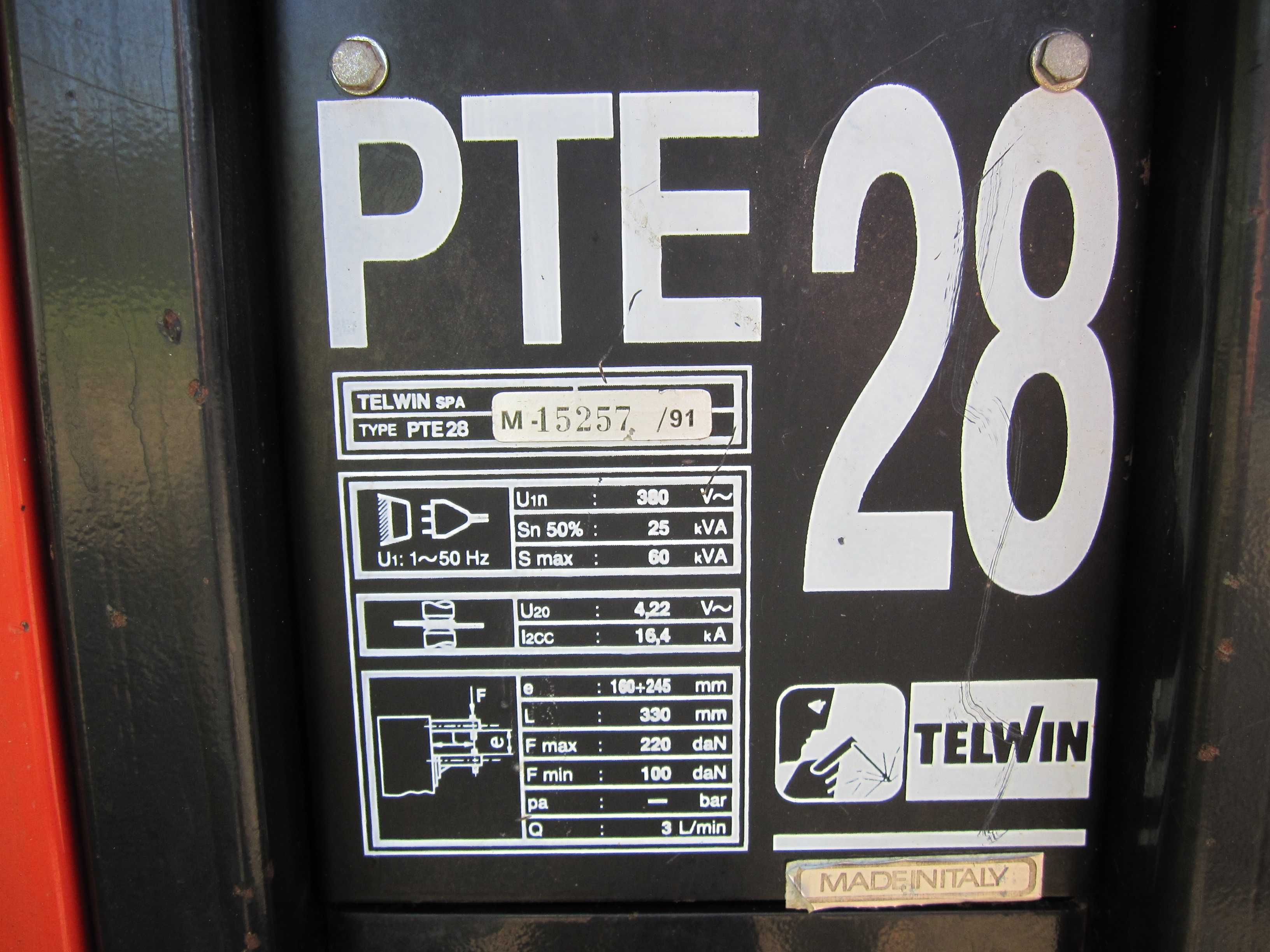 Zgrzewarka punktowa TELWIN PTE 28
