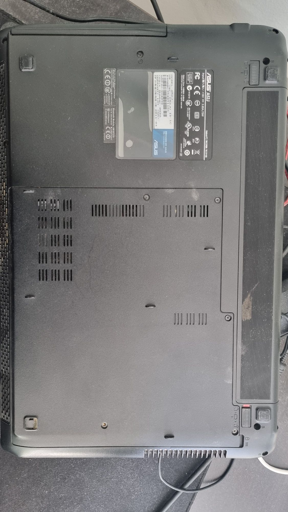 Ноутбук Asus a52j intel core i3 15"6