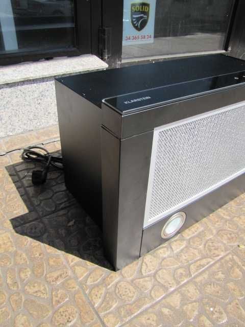 Okap podszafkowy 60 cm do zabudowy czarny Klarstein Vinea