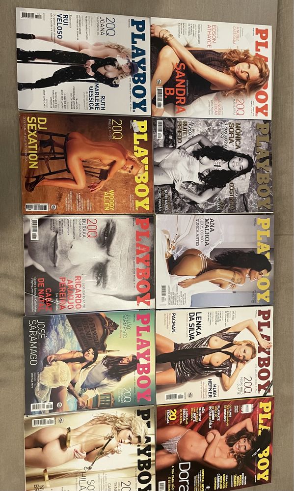 9 resvistas da playboy Portugal