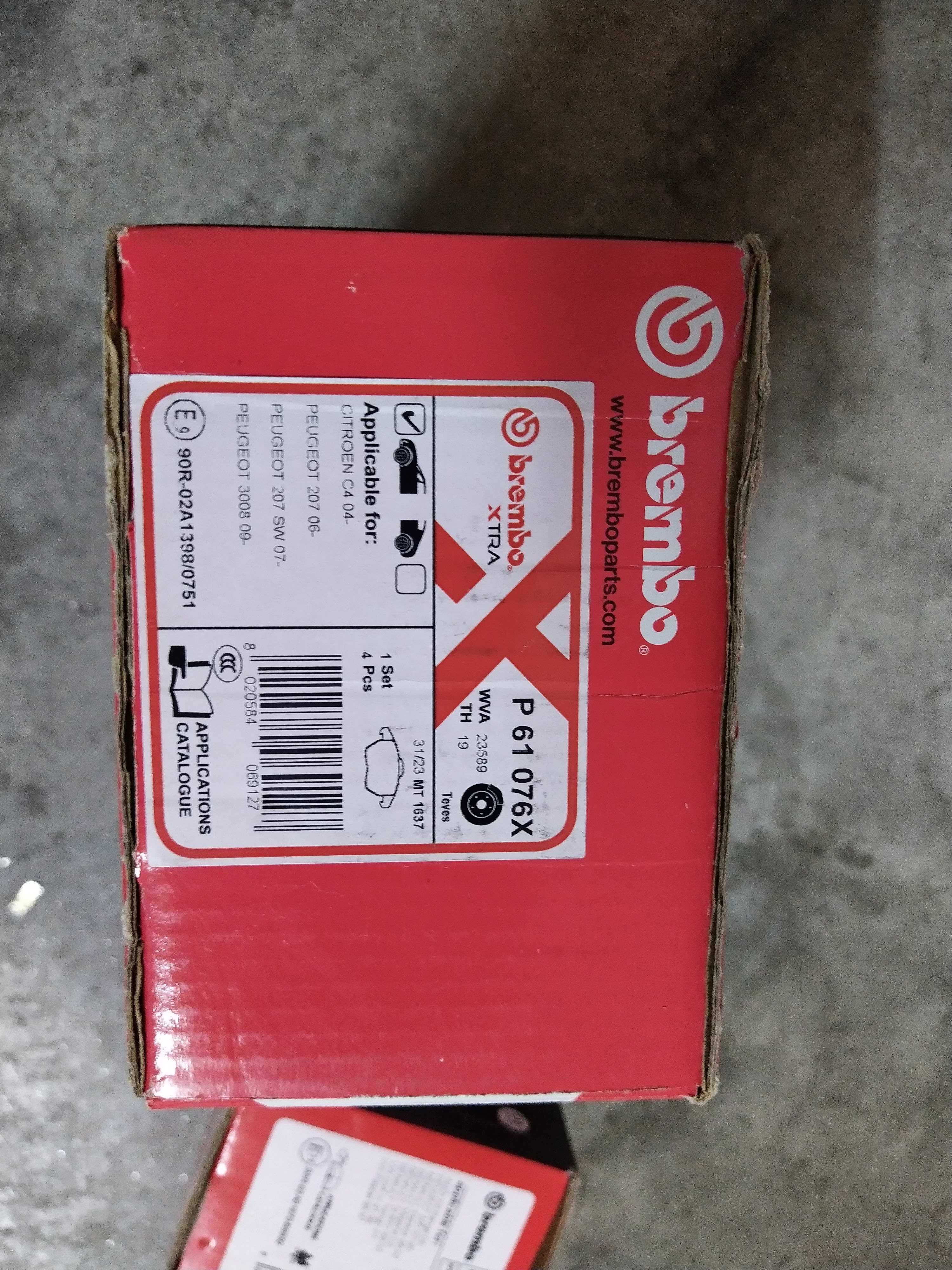 Discos perfurados fr + Calços fr+tr Brembo Peugeot 208 Gti