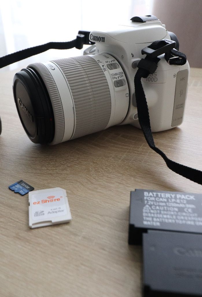 Canon EOS 100D Lustrzanka WIFI Unikat biały kruk