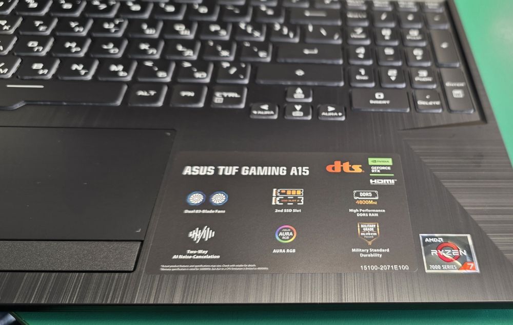 Asus tuf Gaming a15 пiд відновлення.