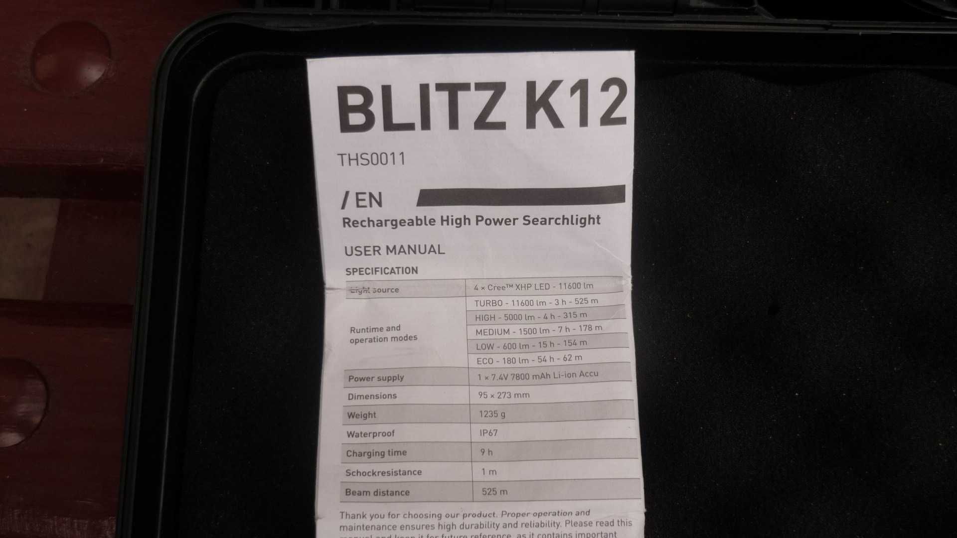 Szperacz LED Mactronic Blitz K12