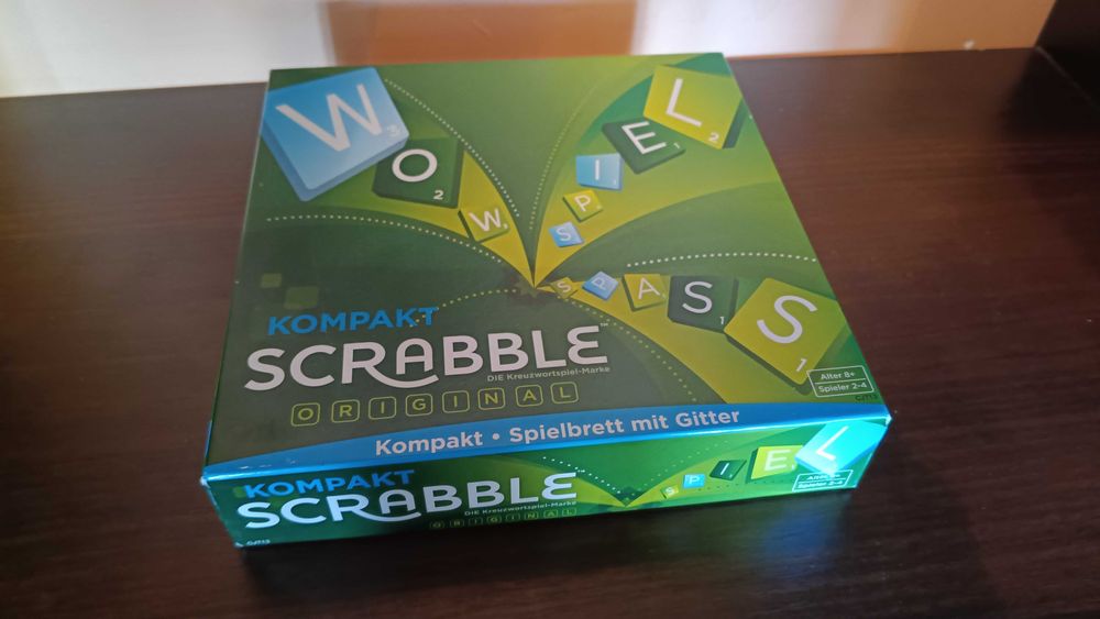 Gra Scrabble Kompakt Mini Mattel – Język niemiecki