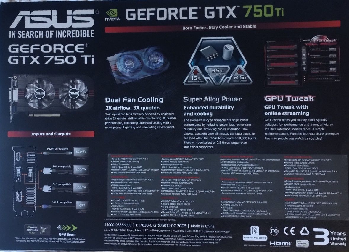 GeForce GTX 750 Ti 2GB