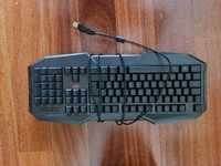 Teclado Gaming TRUST 830-RW Avonn (Membrana - Português - Preto)