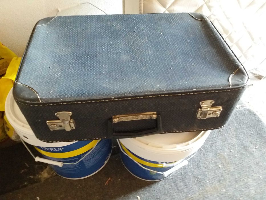 Mala antiga para decoração ou outros fins