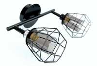 Lampa Baron Czarna Loft Nowa - 2 sztuki