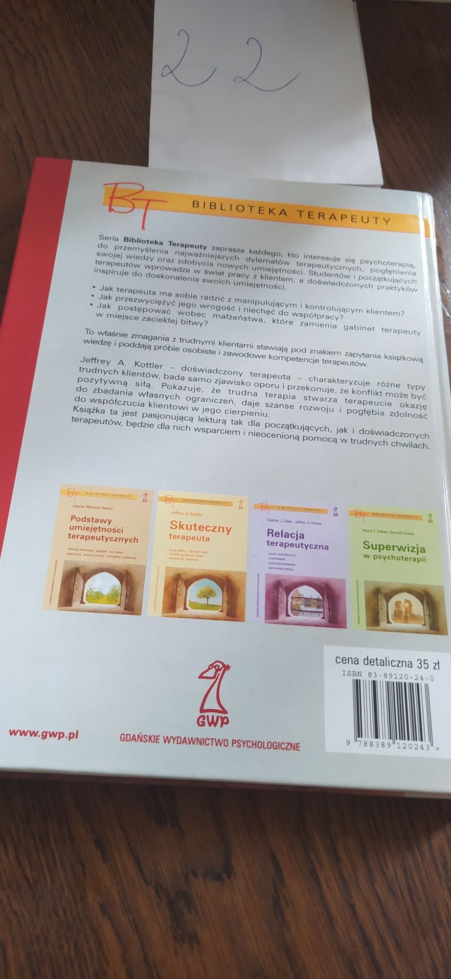 Opór w psychoterapii Jeffrey A. Kottler