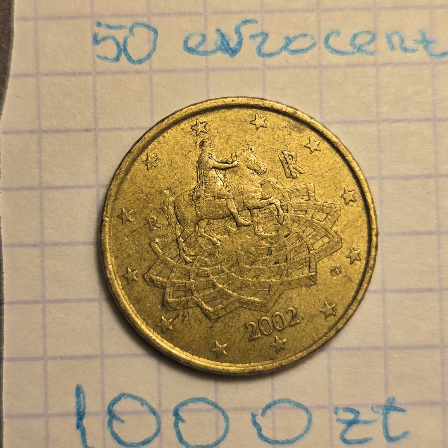 Kolekcjonerskie monety euro i eurocenty z różnych krajów europejskich
