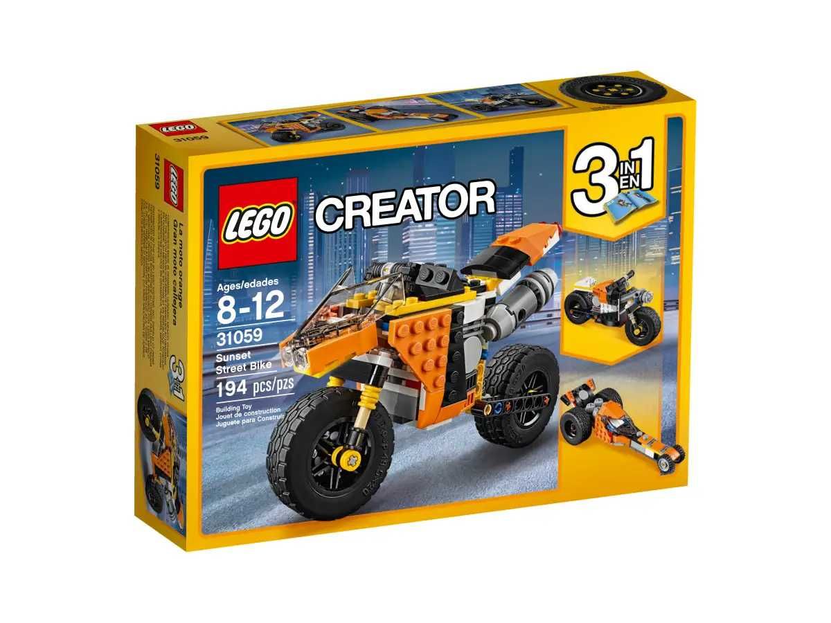 Lego Creator 3 em 1 - Sunset street bike - 31059