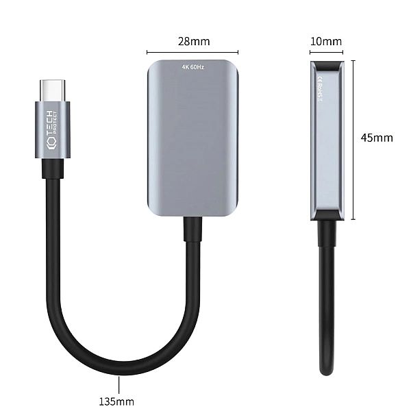 Adapter Tech-Protect UltraBoost USB-C (męski) / HDMI (żeński) 4K 60Hz