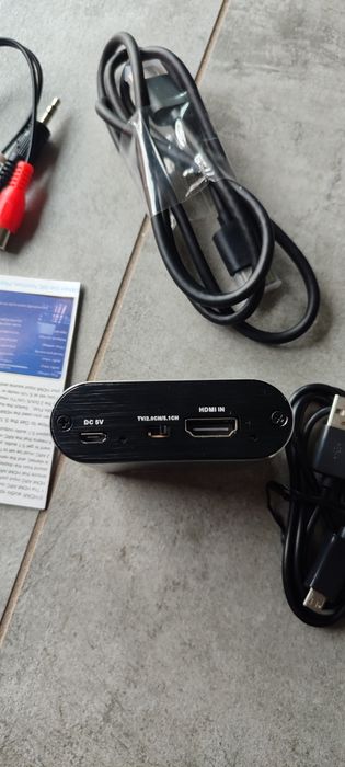 Ekstraktor HDMI do HDMI+audio ARC adapter konwerter cinch aux